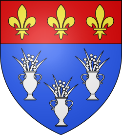 Blason ville fr Dourdan (Essonne)